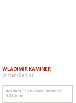 WLADIMIR KAMINER - READING FROM HIS BOOK : ICH BIN KEIN BERLINER