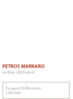 PETROS MARKARIS - PASSPORT DIFFICULTIES